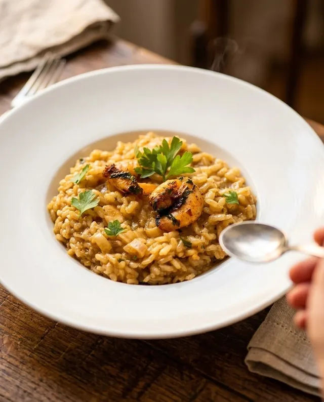 Risotto aux crevettes
